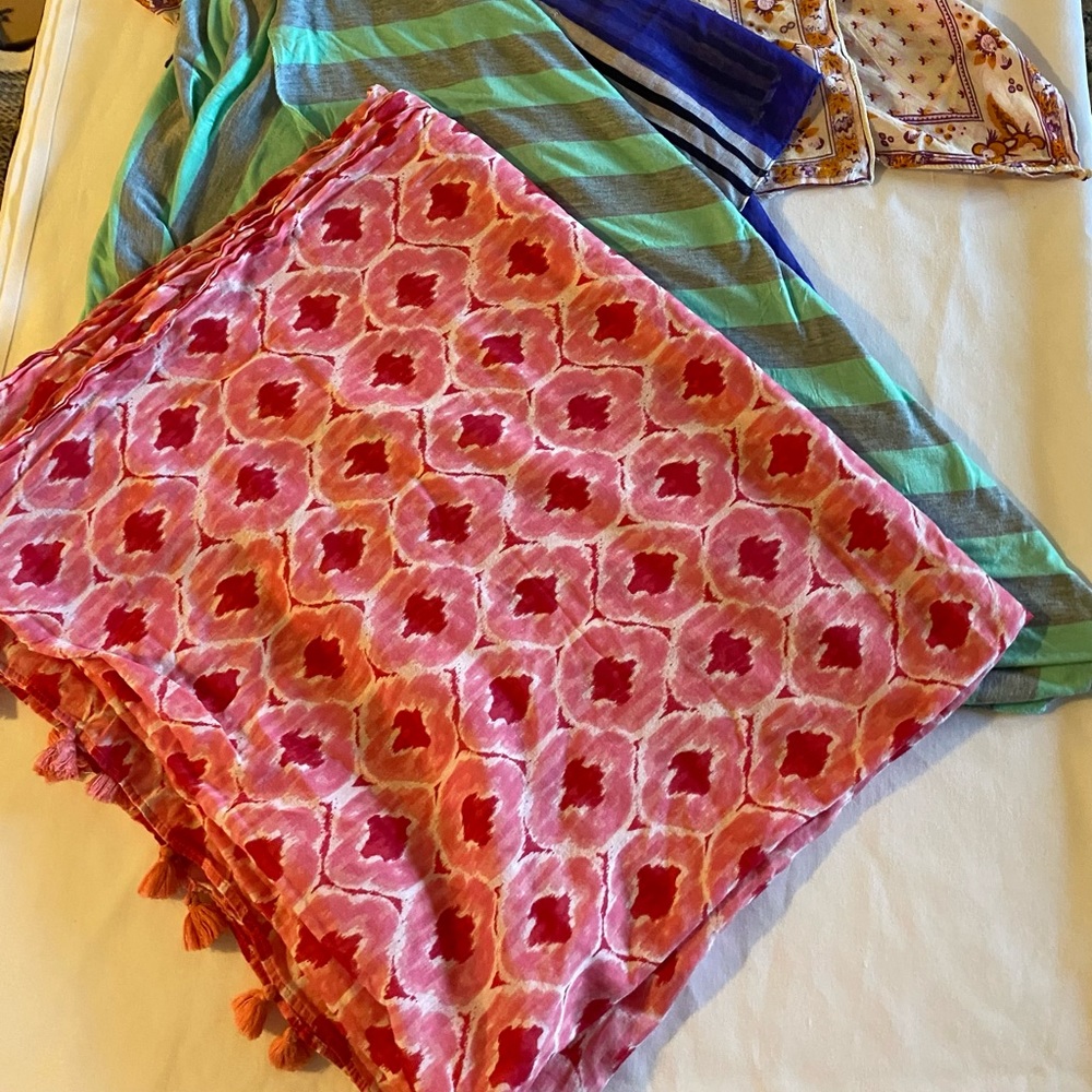 Group of scarves